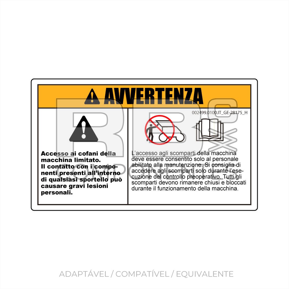 ADESIVO ADAPTAVEL 28175 ITALIANO