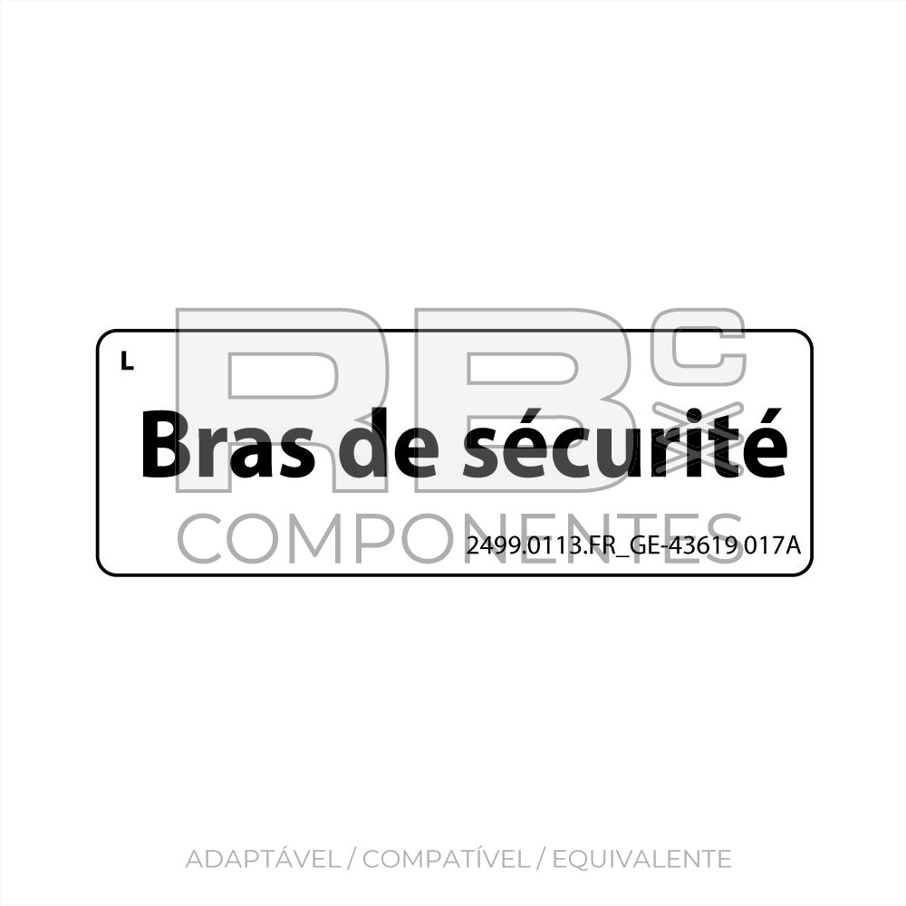 ADESIVO COMPATÍVEL REF.GE 43619FR_017A