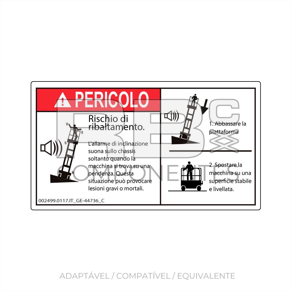 ADESIVO COMPATÍVEL REF GE-44736IT_C IT