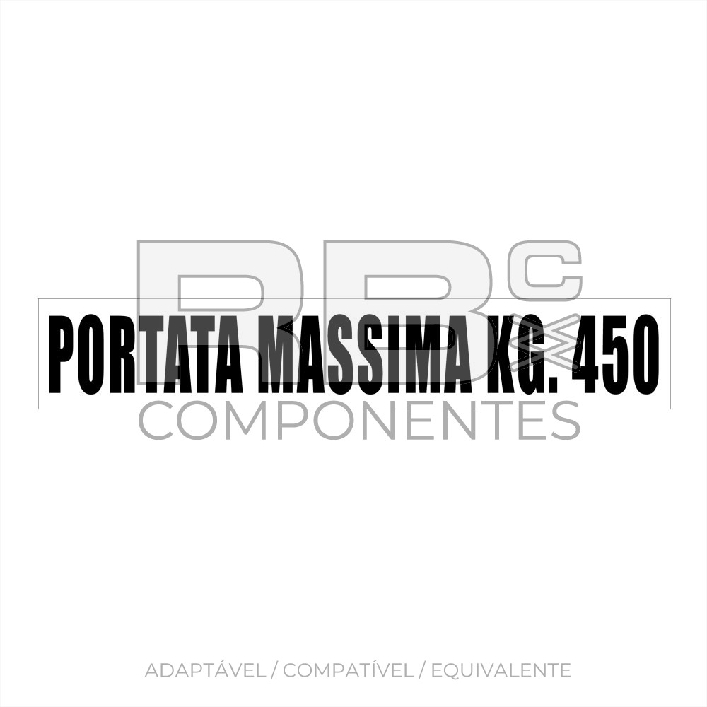 PORTATA MASSIMA KG.450