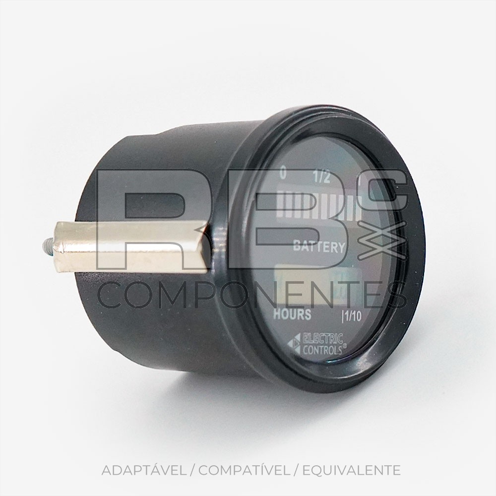 INDICADOR DE BATERIAS + HORÔMETRO +RELÉ DE CORTE 24/80 V