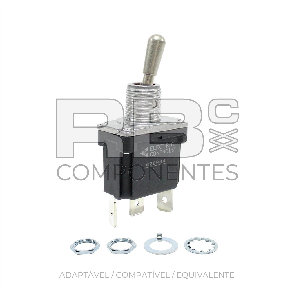 SWITCHES 2 POSIÇÕES DE RETORNO CENTRAL (3F) ESTANCO