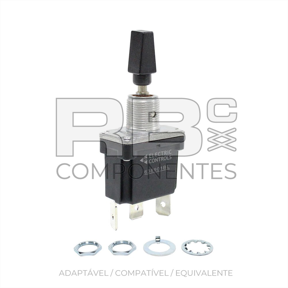 SWITCHES 3 POSIÇÕES DE RETORNO CENTRAL (3F) ESTANCO