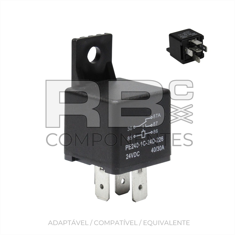 RELE  24V    40/30 A  N.C/N.O  5 Pat.