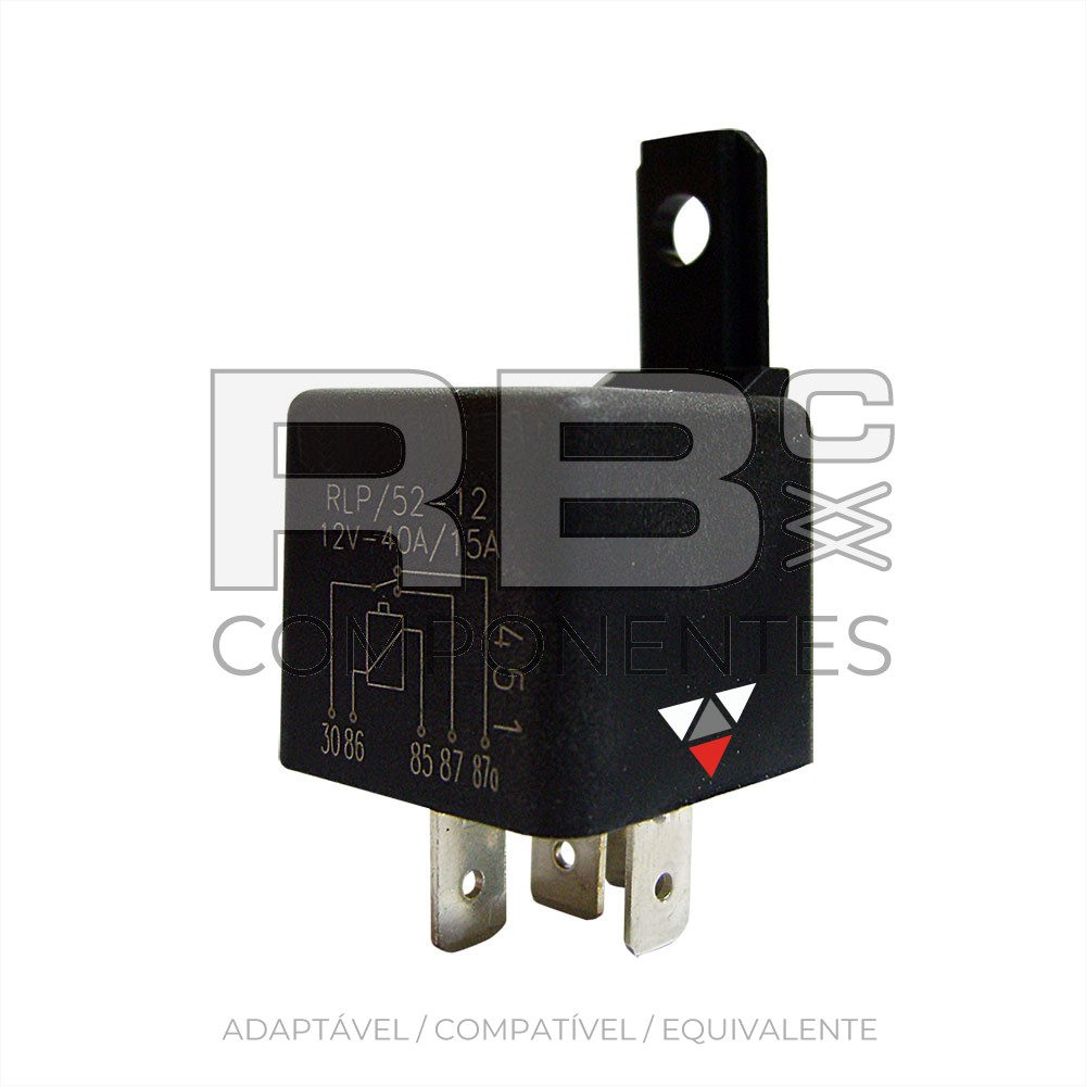 RELE TIPO AUTOMOVILE COM CONTATO  N.O  12V
