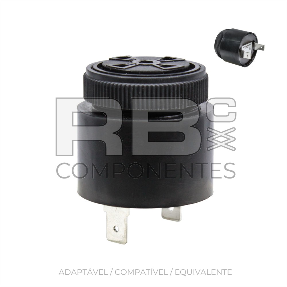 BUZZER CONTÍNUO 80 DECIBELS 12-24 V