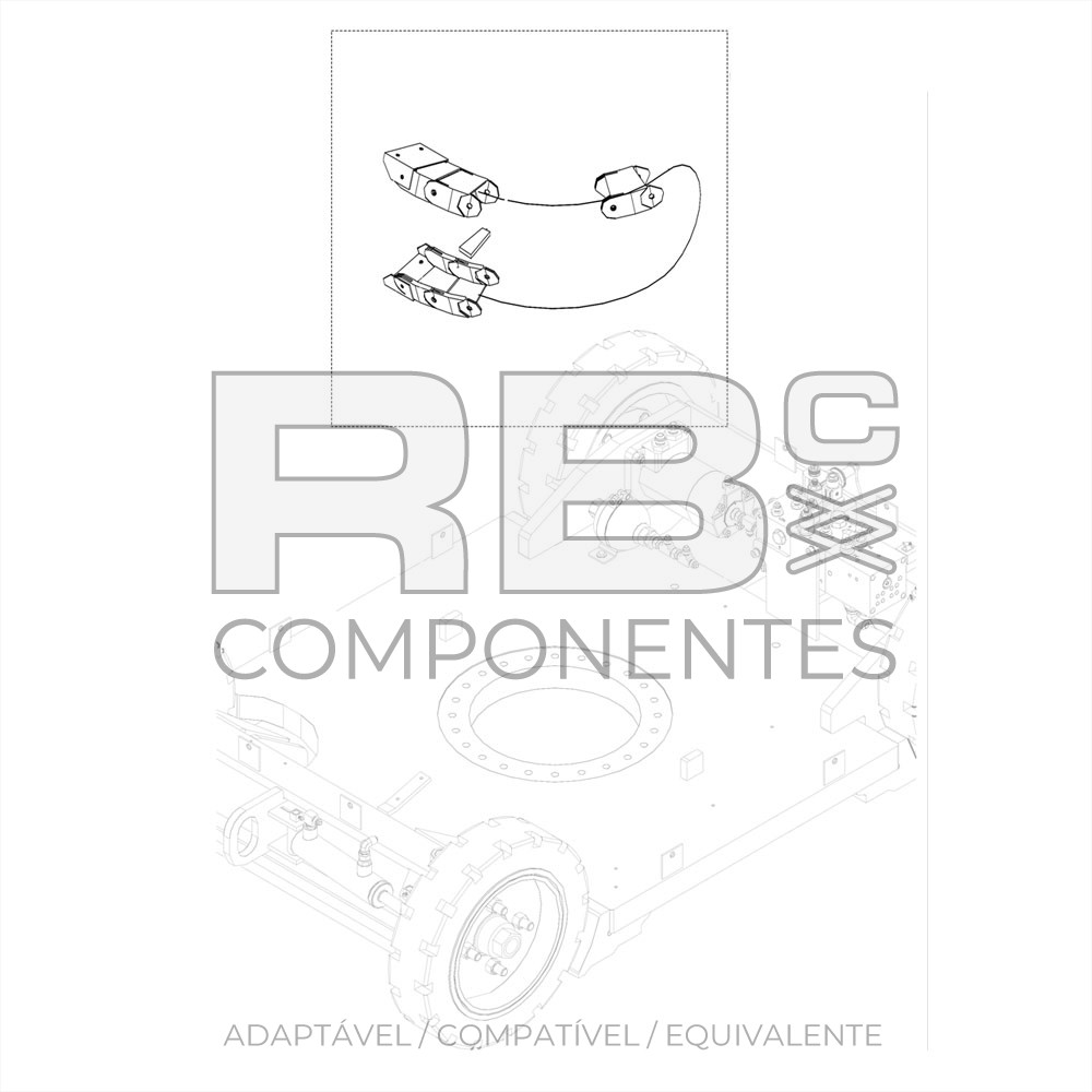 CADEIA PORTA-CABOS ADAPTAVEL  JL ST0175
