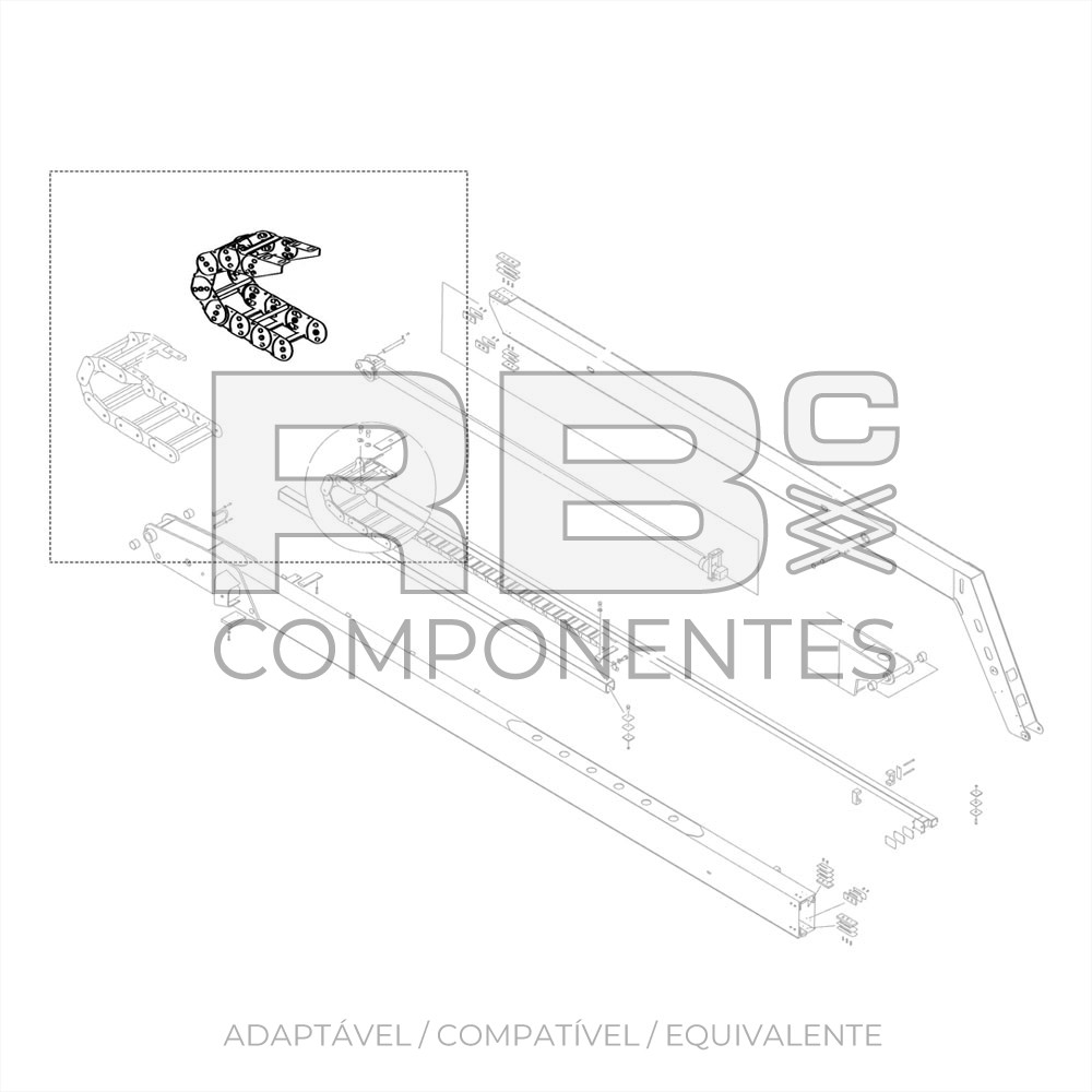 CADEIA PORTA-CABOS ADAPTAVEL JL 1001099837