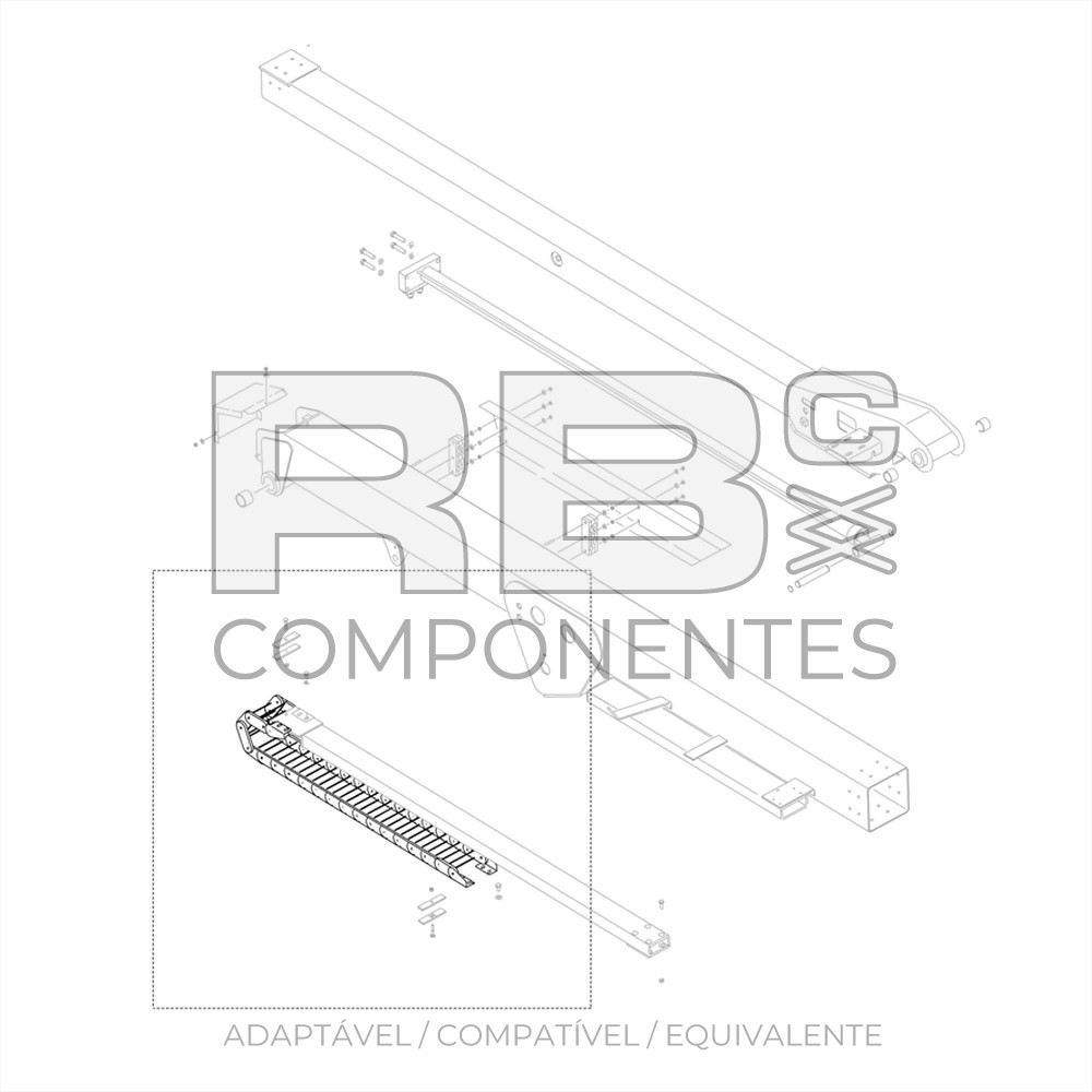 CADEIA PORTA-CABOS COMPATIVEL JL 7026120