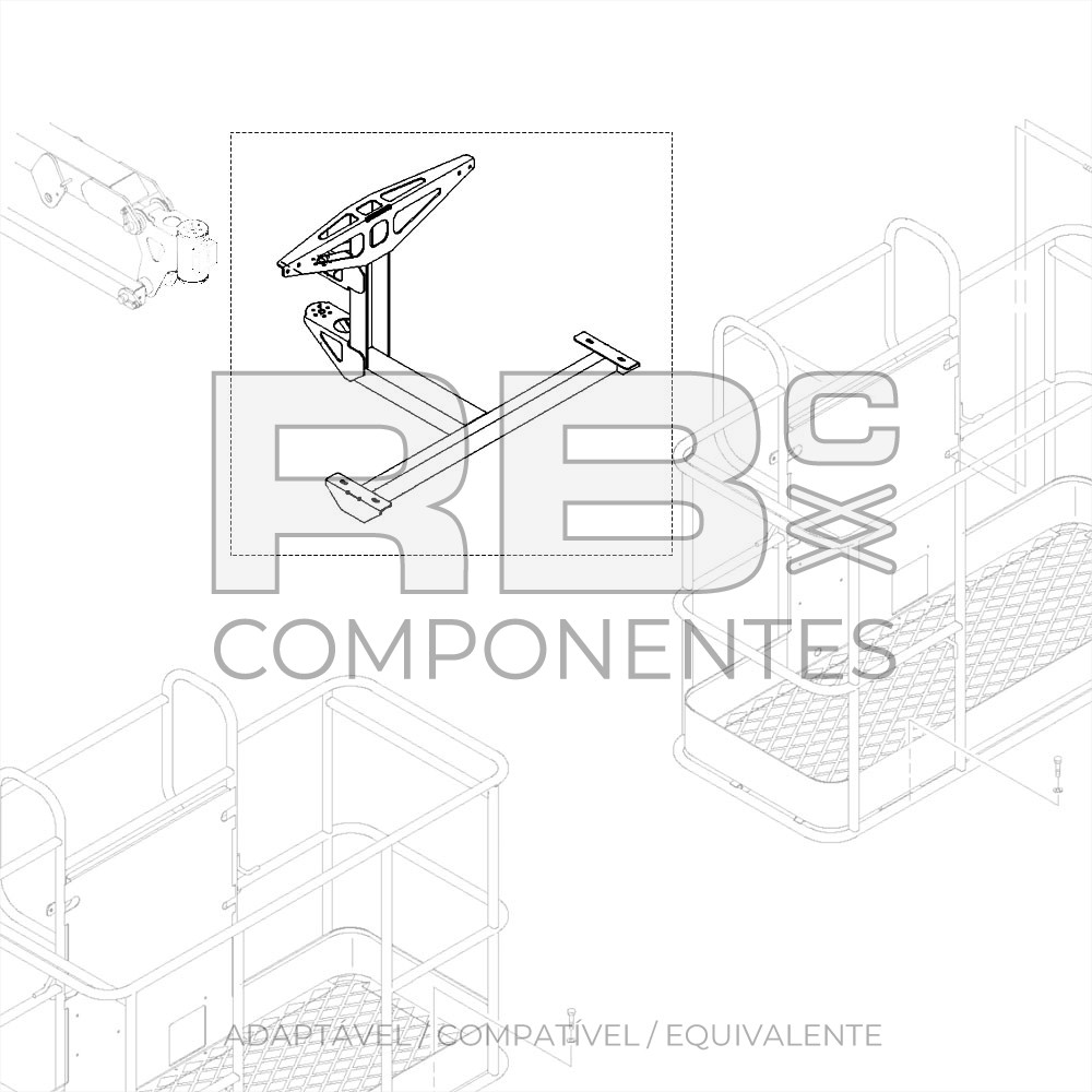 SOPORTE PLATAFORMA COMPATIVEL AD/CO/EQ GE 54510SGT