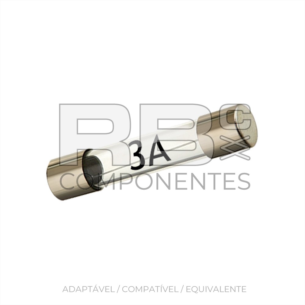 FUSIVEL DE VIDRO 3 AMP A 32MM