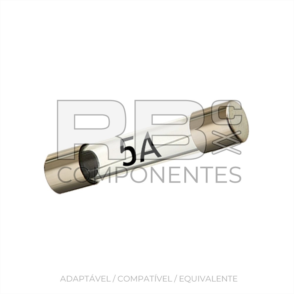 FUSIVEL DE VIDRO  5 AMP A 32MM