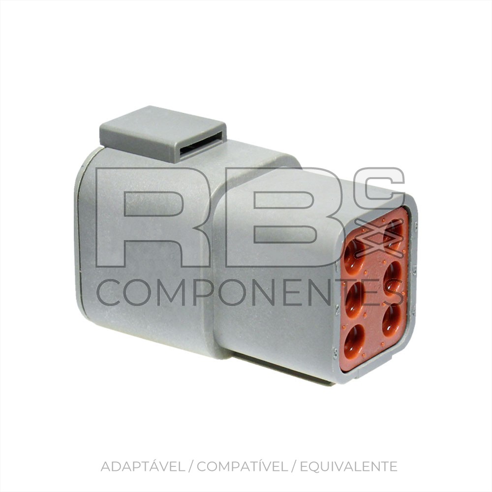 CONECTOR COMPATIVEL  CON DTP04-6P