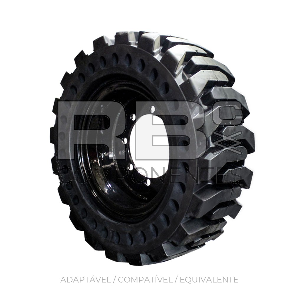 RODA ESQUERDA TESOURAS SDX  SX COMPLETA DE CAUCHO