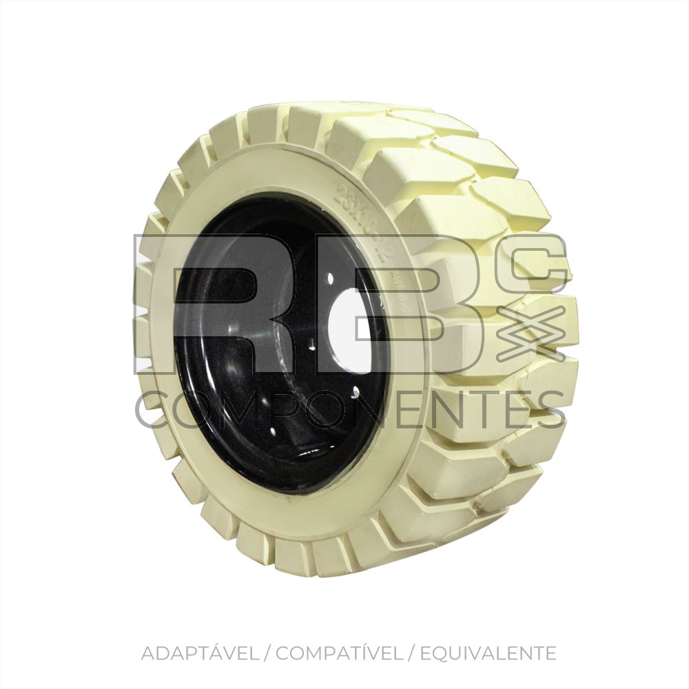 RODA BRANCA HL15IP DE EJE DE TRAÇÃO 5 AGUJEROS