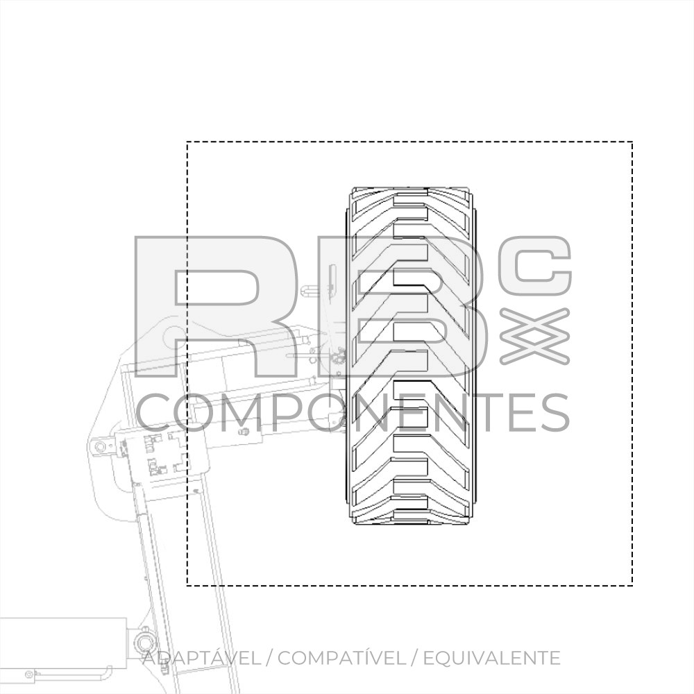 RODA  ADAPTAVEL REF  60957