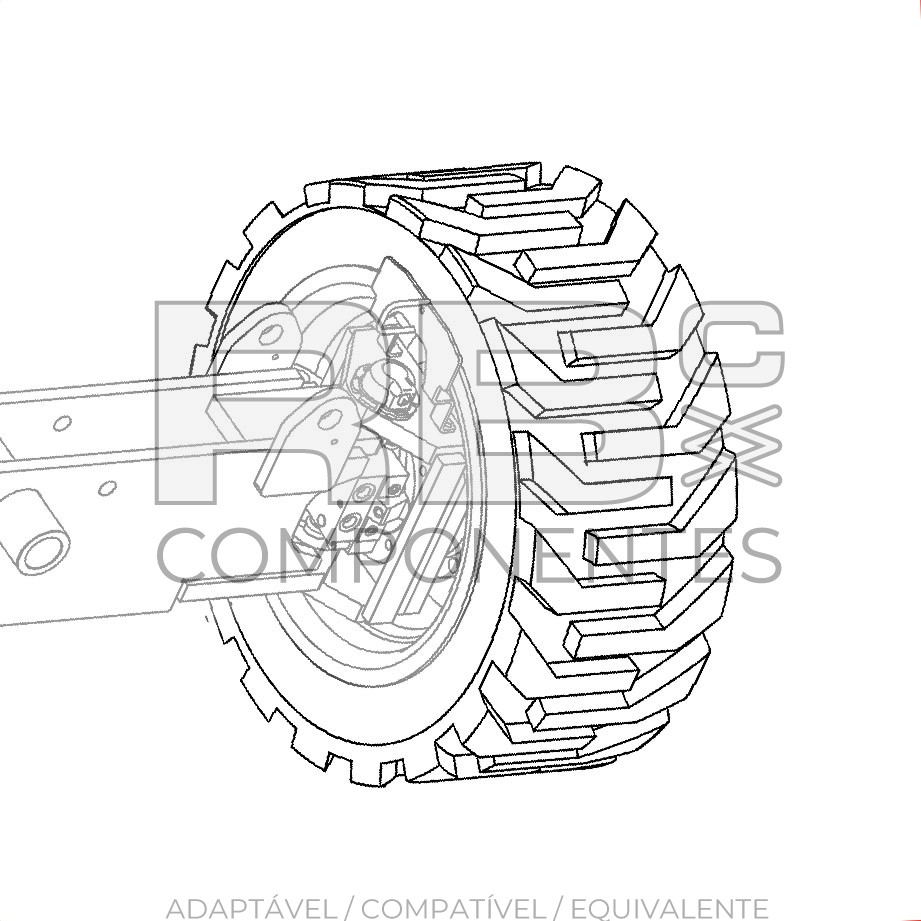 RODA  ADAPTAVEL REF 88258