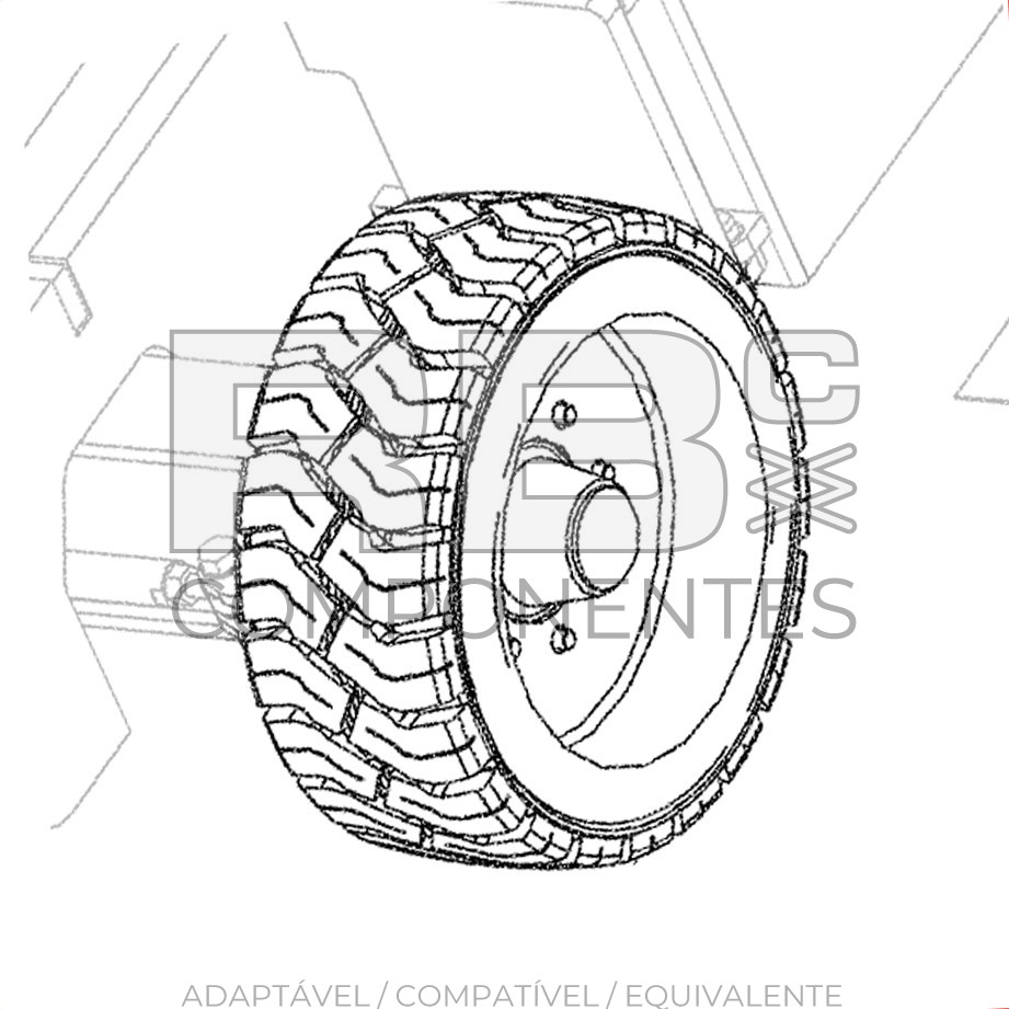 RODA  22X9X17 Z33 ADAPTAVEL  REF 823876