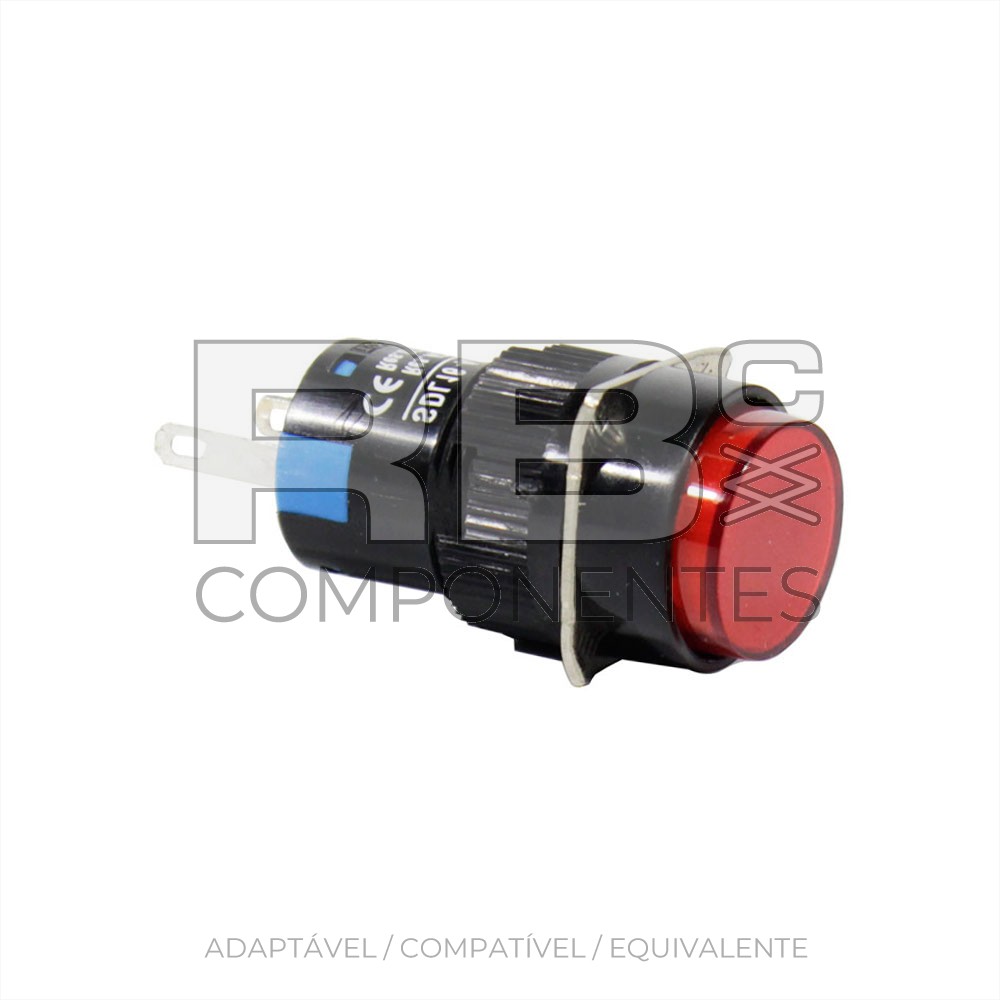 PILOTO COMP. VERMELHO (12/24V) QUADRO COMPACT FASTONS