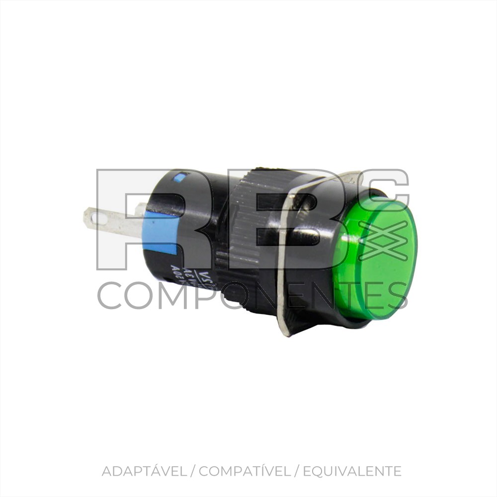 PILOTO COMP. VERDE (12/24V) QUADRO COMPACT FASTONS