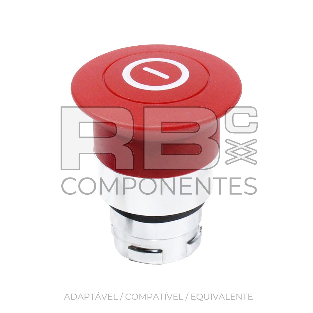 BOTÃO EMERGÊNCIA (APERT E PUXA), DA SERIE ZB2