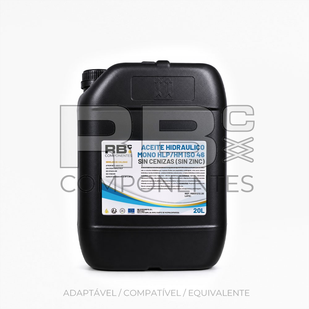 ACEITE HIDRAULICO MONO HLP/HM ISO46 SIN CENIZA 20L