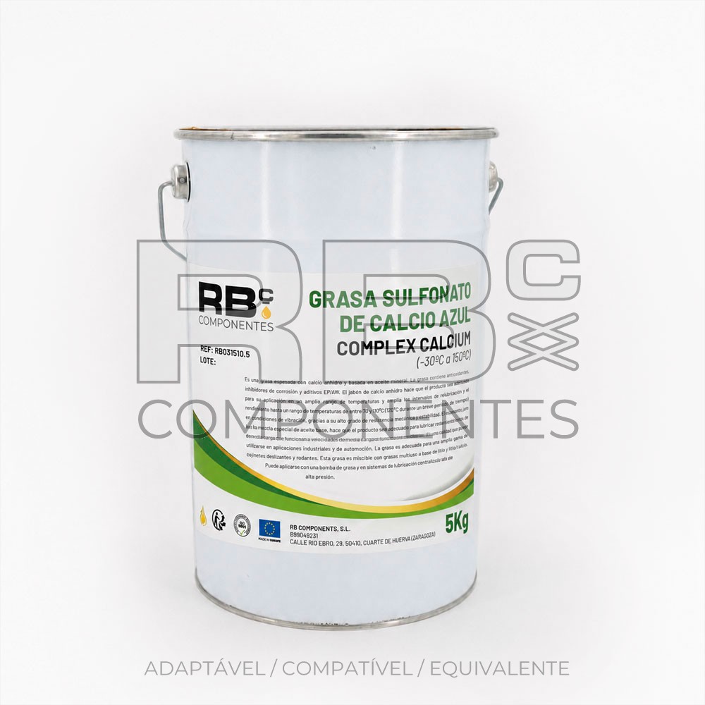 MASSA DE SULFONATO DE CÁLCIO AZUL 5 KG