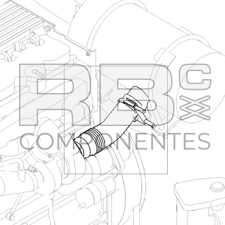 TUBO DE ESCAPE COMPATÍVEL GE 70445