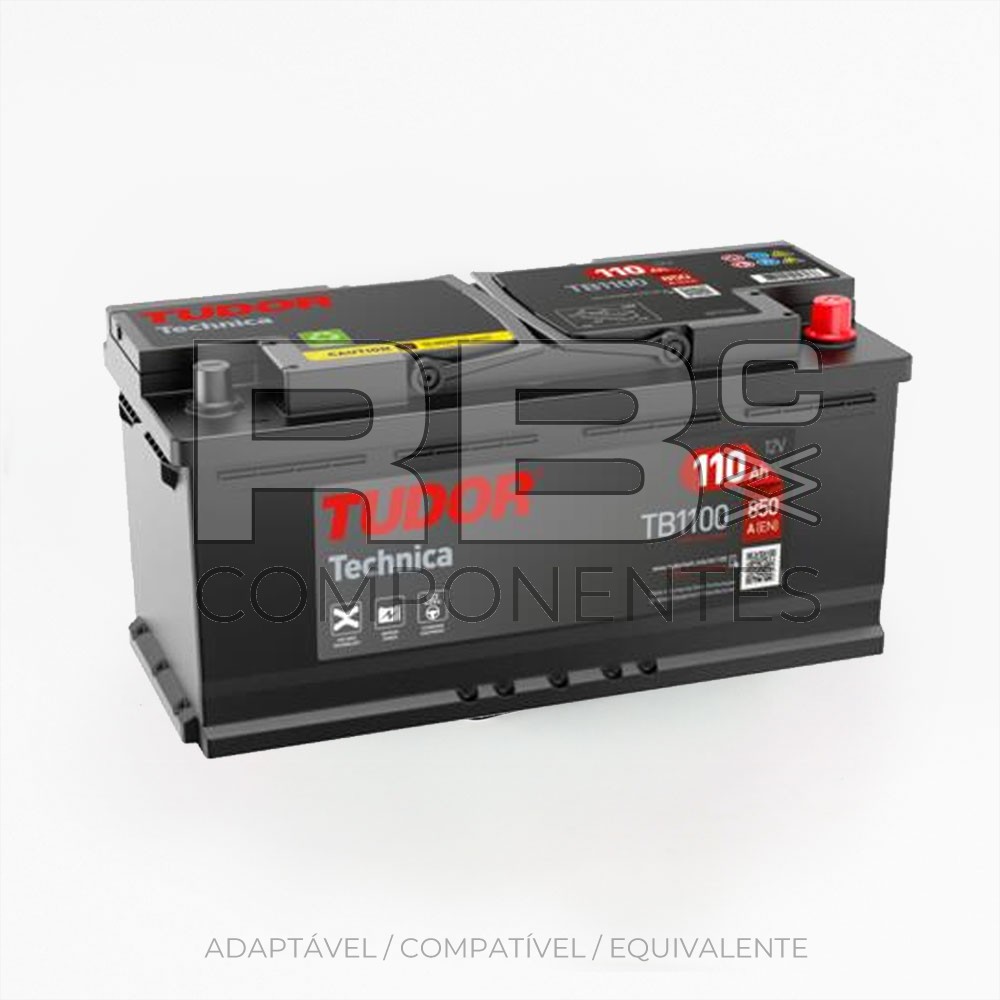BATERIA DE PARTIDA TUDOR TECHNICA110AH 392x175x190