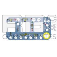 ADESIVO FUNCAO SUP ARTIC. DIESEL (260PX) AZUL