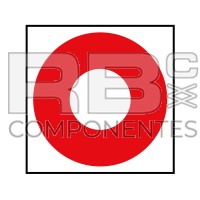 ADHESIVO ARANDELA ROJA PARA PULSADOR