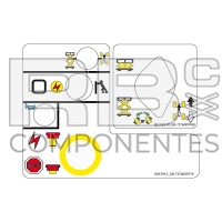 KIT COMPLETO ADESIVO FUNCAO GRV-SM2632E