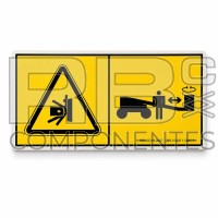 ADH. SNB 104011100019 RIESGO APLAST. 150x75mm