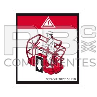 ADESIVO ENCERRAMENTO DO TRILHO HL 120 PX