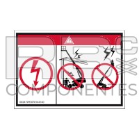 ADESIVO ADAPTAVEL PERIGO ELECTROCUÇÃO HL TELECOPICO