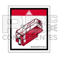 ADESIVO ENCERRAMENTO DO TRILHO HL 12 DX