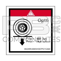 ADESIVO CARGA MAX EM UMA RODA  100X100MM