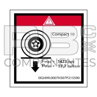 ADESIVO CARGA MAX EM UMA RODA  100X100MM