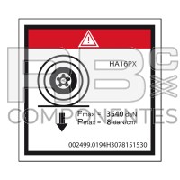 ADESIVO CARGA MAX EM UMA RODA HL 16 PX