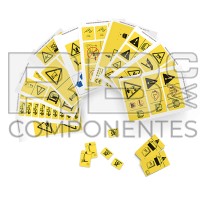KIT DE ADESIVOS DE SEGURANÇA ADAPTÁVEIS/COMPATÍVEI