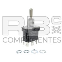 SWITCHES 3 POSIÇÕES DE RETORNO CENTRAL (6F) ESTANCO