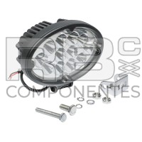 FAROL OVAL  12 LED TRANSPARENTE-36W 9V-32V