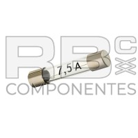 FUSIVEL DE VIDRO 4 AMP 7,5MM