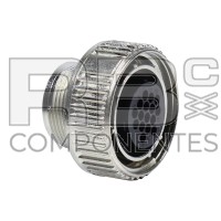  CONECTOR FEMENINO 16VIAS METALLIC