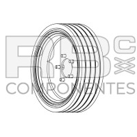 RODA NON MARKING ADAPTAVEL SJ 155717
