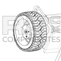 RODA NON MARKING ADAPTAVEL REF 823875