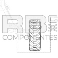RODA  445D50/710, LH ADAPTAVEL REF GE T111702