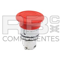 BOTÃO EMERGÊNCIA (APERT E GIRA) ZB4 TELEMECÂNICAA