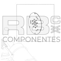 ACOPLAMENTO COMPATÍVEL DO MOTOR  GE 128004