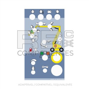 ADESIVO FUNCAO INFERIOR DIESEL HA16PX